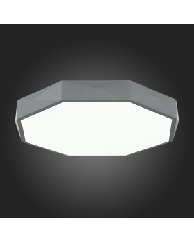 SLE200872-01 Светильник потолочный Серый/Белый LED 1*45W 3000K/4000K/6000K RONDO-foto3