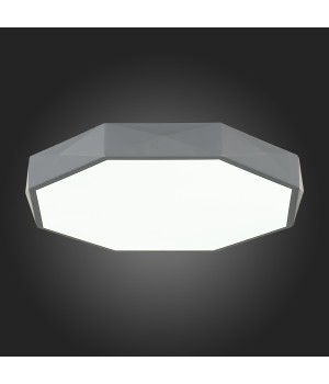 SLE200872-01 Светильник потолочный Серый/Белый LED 1*45W 3000K/4000K/6000K RONDO-foto3