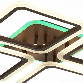 SLE200472-04RGB Светильник потолочный Кофейный/Белый LED 1*112W RGB 8W 3000-6000K QUTRO-foto5