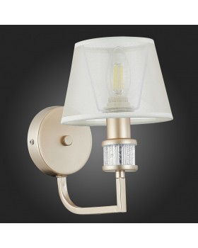 SLE107501-01 Светильник настенный Золотистый/Шампань E14 1*40W MANILA-foto6