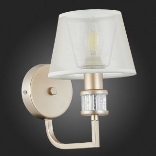 SLE107501-01 Светильник настенный Золотистый/Шампань E14 1*40W MANILA-foto6