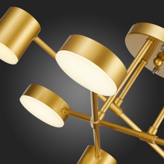 SLE201022-06 Светильник потолочный Золотистый/Золотистый LED 6*7W 4000K NOBEL-foto15