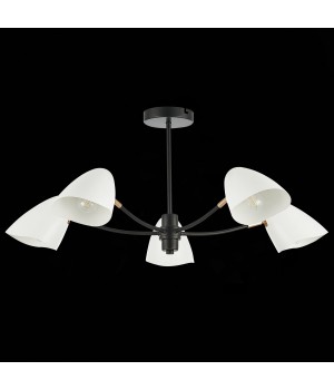 SLE103602-05 Люстра потолочная Черный, Золотой/Белый E14 5*40W SATTA-foto8