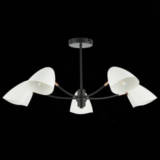 SLE103602-05 Люстра потолочная Черный, Золотой/Белый E14 5*40W SATTA-foto8