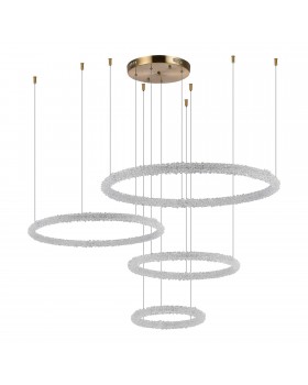 SL6110.203.04 Люстра подвесная ST-Luce Золотистый/Прозрачный LED 4*42W 3000 - 6500K AVANA-foto2