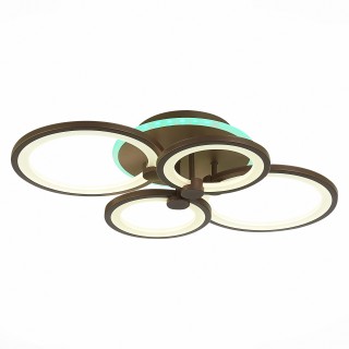 SLE200372-04RGB Светильник потолочный Кофейный/Белый LED 1*100W RGB 8W 3000-6000K LETO-foto7