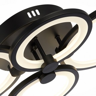 SLE200342-04 Светильник потолочный Черный/Белый LED 1*100W 3000-6000K LETO-foto6