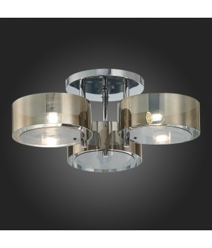 SL483.702.03 Люстра потолочная Хром/Дымчатый E27 3*40W FORESTA-foto7