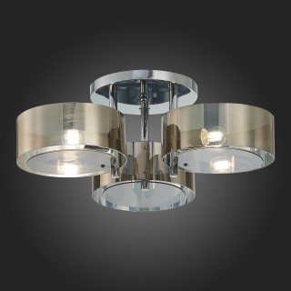 SL483.702.03 Люстра потолочная Хром/Дымчатый E27 3*40W FORESTA-foto7