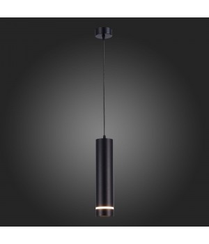 ST115.443.12 Светильник подвесной Черный LED 1*12W 4000K 936Lm Ra>90 120° IP20 D80xH300 165-265V Подвесные светильники-foto5