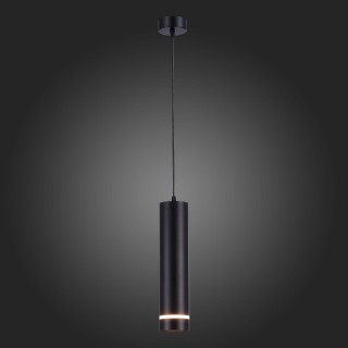 ST115.443.12 Светильник подвесной Черный LED 1*12W 4000K 936Lm Ra>90 120° IP20 D80xH300 165-265V Подвесные светильники-foto5
