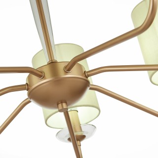 SLE108002-07 Люстра потолочная Золотистый/Бежевый E14 7*40W RITA-foto11