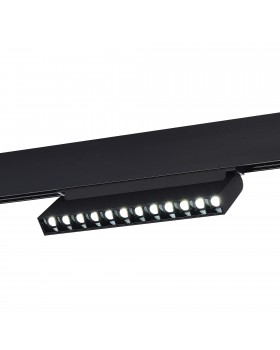 ST372.406.12 Магнитный трековый светильник SMART Черный LED 1*12W 2700K-6500K 1 080Lm Ra90 36° IP20 L225xW22xH136 48V SKYLINE 48 ST372.406.12 Магнитный трековый светильник SMART Черный LED 1*12W 2700K-6500K 1 080Lm Ra90 36° IP20 L225xW22xH136 48V SKYLINE 48