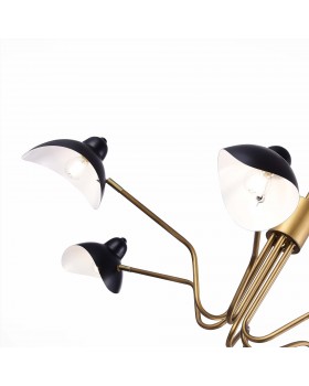 SL1801.313.06 Люстра подвесная ST-Luce Античная бронза/Черный E14 6*60W MINNE-foto3