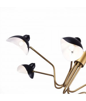 SL1801.313.06 Люстра подвесная ST-Luce Античная бронза/Черный E14 6*60W MINNE-foto3