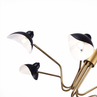 SL1801.313.06 Люстра подвесная ST-Luce Античная бронза/Черный E14 6*60W MINNE-foto3