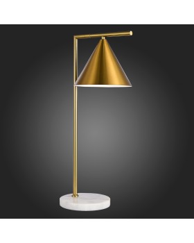 SL1007.204.01 Прикроватная лампа ST-Luce Белый/Латунь E27 1*40W DIZZIE-foto5