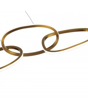 SL6505.203.40 Светильник подвесной ST-Luce Золотистый/Золотистый LED 1*40W 4000K ABRA-foto3