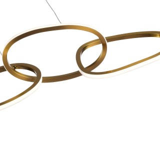 SL6505.203.40 Светильник подвесной ST-Luce Золотистый/Золотистый LED 1*40W 4000K ABRA-foto3