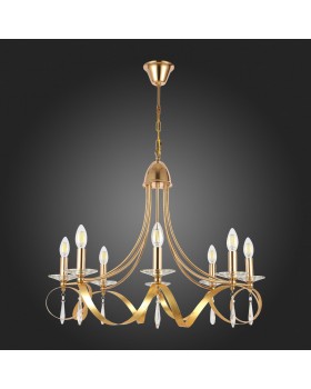 SLE120213-08 Светильник подвесной Французское золото E14 8*40W FILATTA-foto8