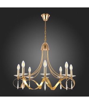 SLE120213-08 Светильник подвесной Французское золото E14 8*40W FILATTA-foto8