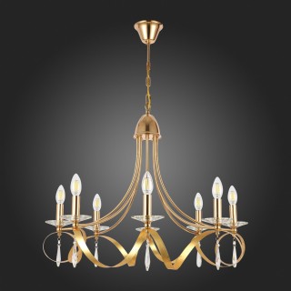 SLE120213-08 Светильник подвесной Французское золото E14 8*40W FILATTA-foto8