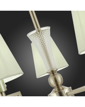 SLE105503-05 Люстра подвесная Никель/Белый E14 5*40W REIMO-foto3