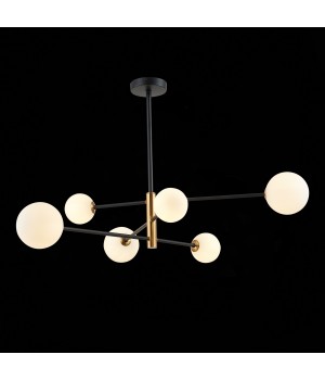 SLE220103-06 Светильник подвесной Черный, Бронза/Белый G9 6*5W ARCOLA-foto4