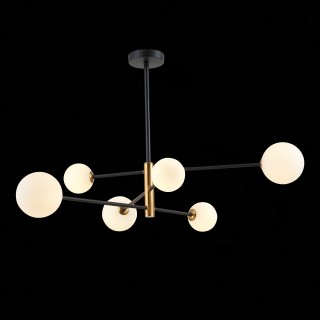 SLE220103-06 Светильник подвесной Черный, Бронза/Белый G9 6*5W ARCOLA-foto4