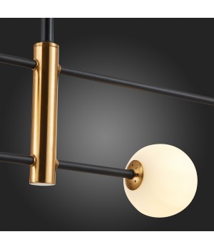 SLE220103-04 Светильник подвесной Черный, Бронза/Белый G9 4*5W ARCOLA-foto4