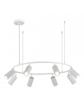 SL1213.503.08 Светильник подвесной ST-Luce Белый/Белый GU10 8*5W 4000K KENDO-foto3