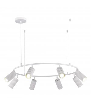 SL1213.503.08 Светильник подвесной ST-Luce Белый/Белый GU10 8*5W 4000K KENDO-foto3
