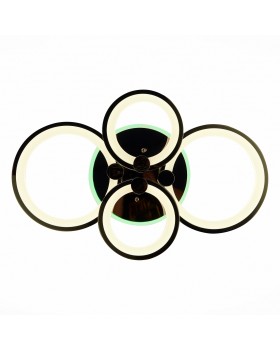 SLE200382-04RGB Светильник потолочный Темный хром/Белый LED 1*100W RGB 8W 3000-6000K LETO-foto5