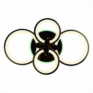 SLE200382-04RGB Светильник потолочный Темный хром/Белый LED 1*100W RGB 8W 3000-6000K LETO-foto5