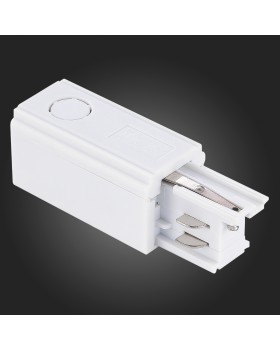 ST030.509.10L Левый Токоподвод для трехфазного шинопровода ST-Luce Белый Трехфазная трековая система-foto3