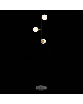 SLE220405-03 Торшер Черный, Латунь/Белый E27 3*60W FORLI-foto3