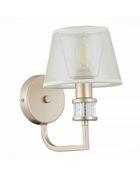 SLE107501-01 Светильник настенный Золотистый/Шампань E14 1*40W MANILA-foto2