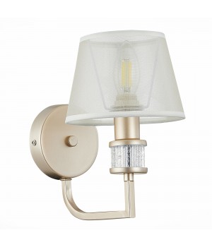 SLE107501-01 Светильник настенный Золотистый/Шампань E14 1*40W MANILA-foto2