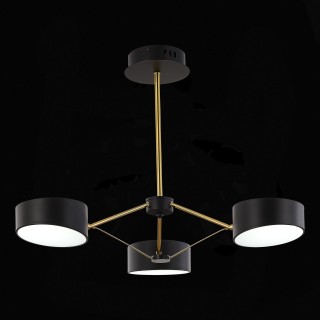 SLE6005-402-03 Светильник потолочный Черный/Черный LED 3*10W VALLE-foto4