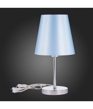 SLE105614-01 Прикроватная лампа Хром/Светло-голубой E14 1*40W PERAMONE-foto6