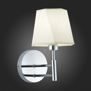 SLE105401-01 Светильник настенный Хром/Белый E14 1*40W LAGORO-foto5