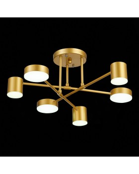 SLE201022-06 Светильник потолочный Золотистый/Золотистый LED 6*7W 4000K NOBEL-foto9