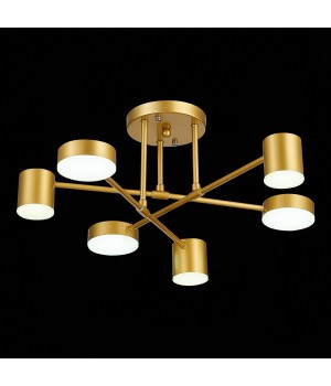 SLE201022-06 Светильник потолочный Золотистый/Золотистый LED 6*7W 4000K NOBEL-foto9