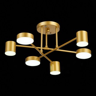 SLE201022-06 Светильник потолочный Золотистый/Золотистый LED 6*7W 4000K NOBEL-foto9