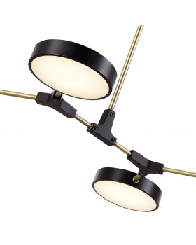 SLE6004-402-04 Светильник потолочный Черный/Черный LED 4*10W MONTA-foto5