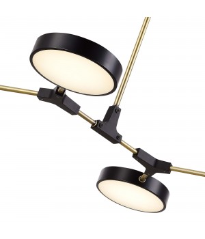 SLE6004-402-04 Светильник потолочный Черный/Черный LED 4*10W MONTA-foto5