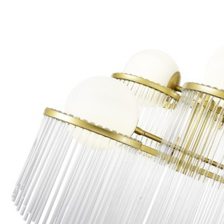 SL1511.203.06 Люстра подвесная ST-Luce Золотистый/Белый E27 6*60W ALLEGRO-foto3