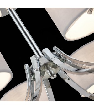 SLE105303-08 Люстра подвесная Хром/Серый E14 8*40W LINDA-foto7