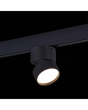 ST809.446.09 Магнитный трековый светильник Черный LED 1*9W 4000K 600Lm Ra>90 120° IP20 D85xH126 48VV SKYLINE 48-foto4