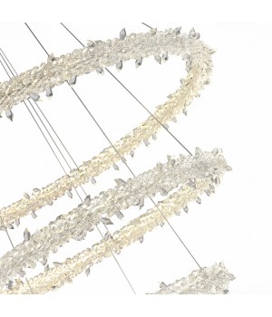 SL6105.203.03 Люстра подвесная ST-Luce Золотистый/Прозрачный LED 1*160W 3000 - 6500K Lucchero-foto6